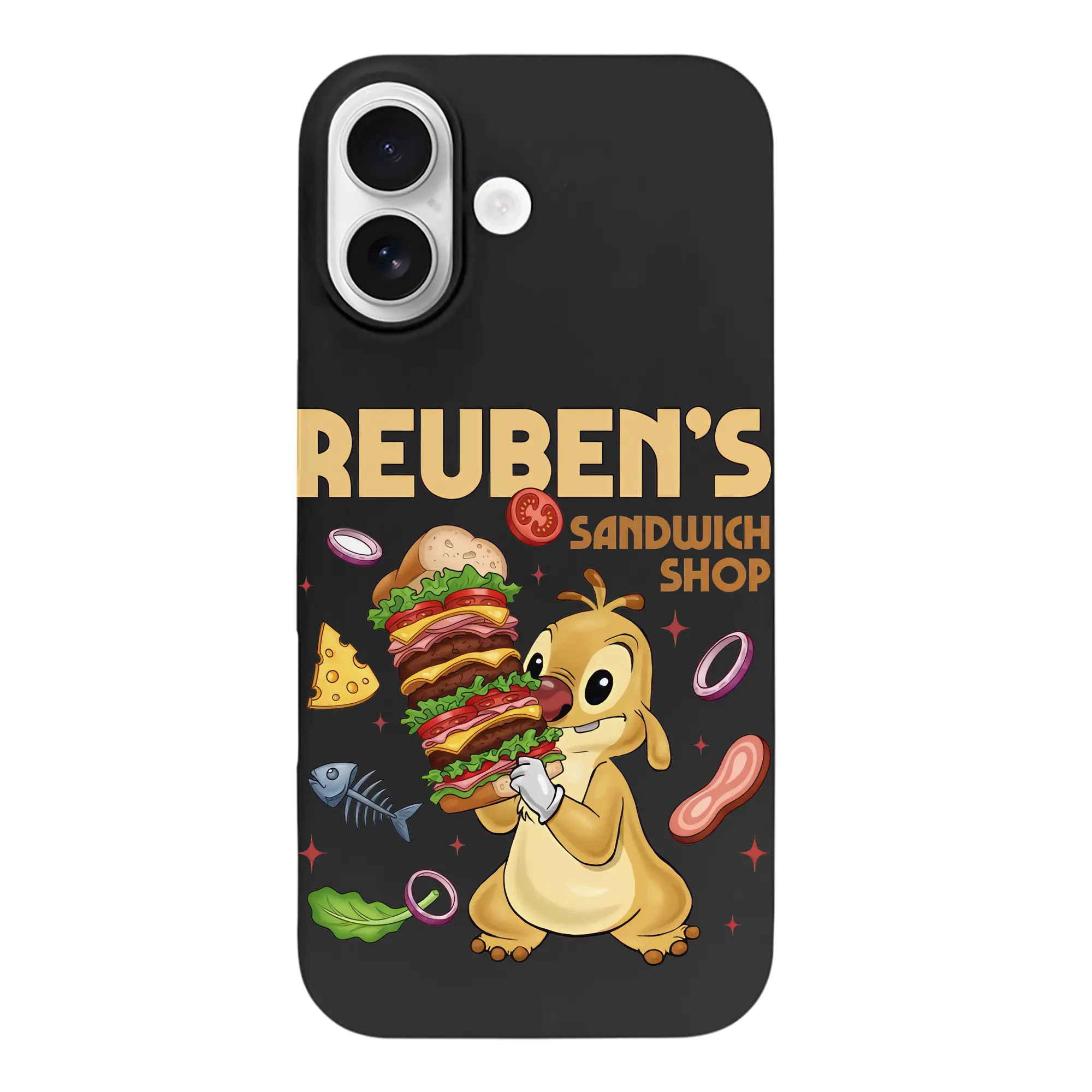 リロ＆スティッチ グッズ ルーベン - iPhone 17 シリーズ シリコンケース 薄型 耐衝撃 指紋防止 ソフトタッチカバー 精密フィット 傷防止 保護ケース iPhone 17/17 Air/17 Pro/17 Pro Max 対応